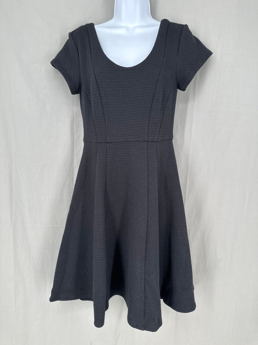 Maeve Anthropologie Dress Womens Small Black Mini Regina Knit Capsule Flowy